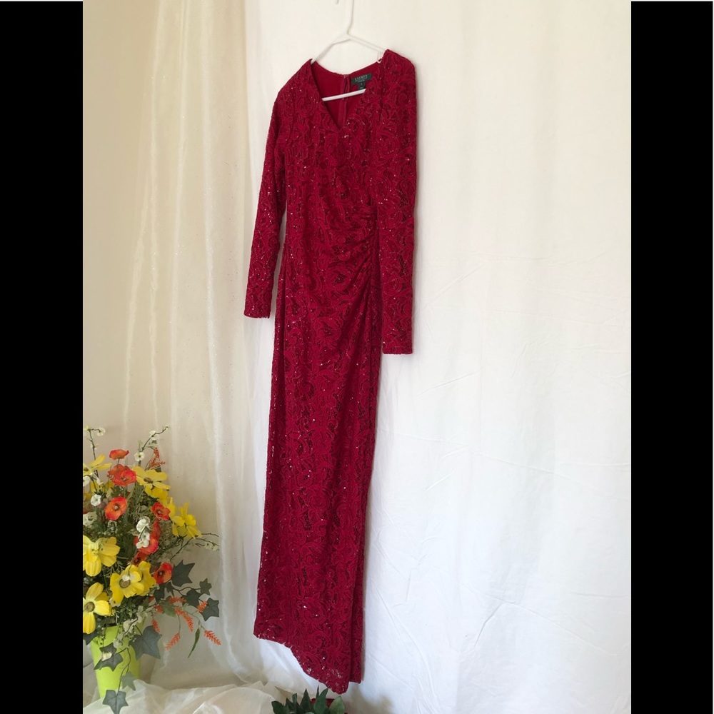Beautiful ladies red dress